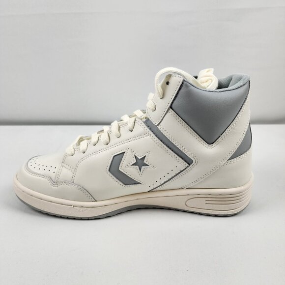 CONVERSE WEAPON MID Vintage White Ash Stone Silver A04397C Mens 12/Womens 13.5 - Picture 1 of 10